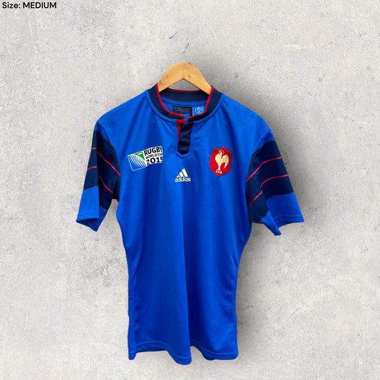 FRANCE 2015 RUGBY WORLD CUP ADIDAS JERSEY