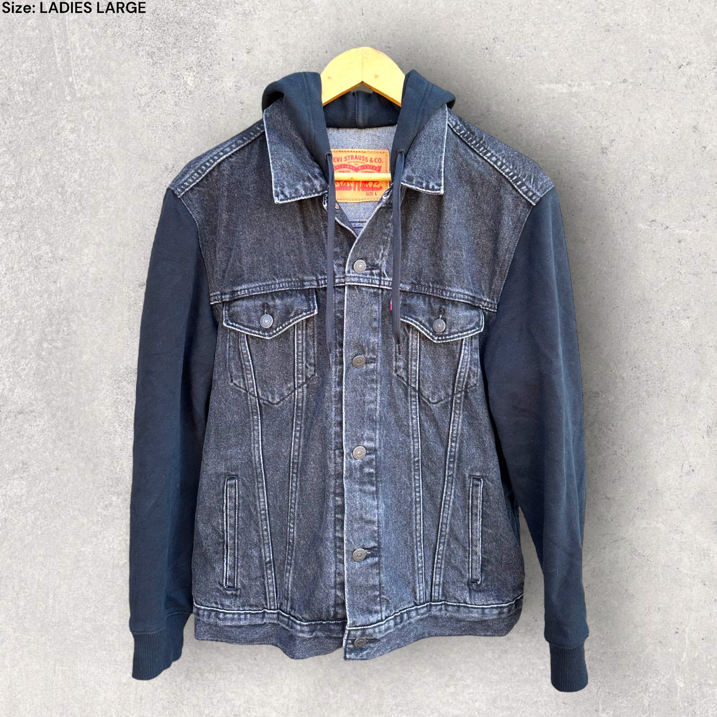 LEVI DENIM HOODED JACKET