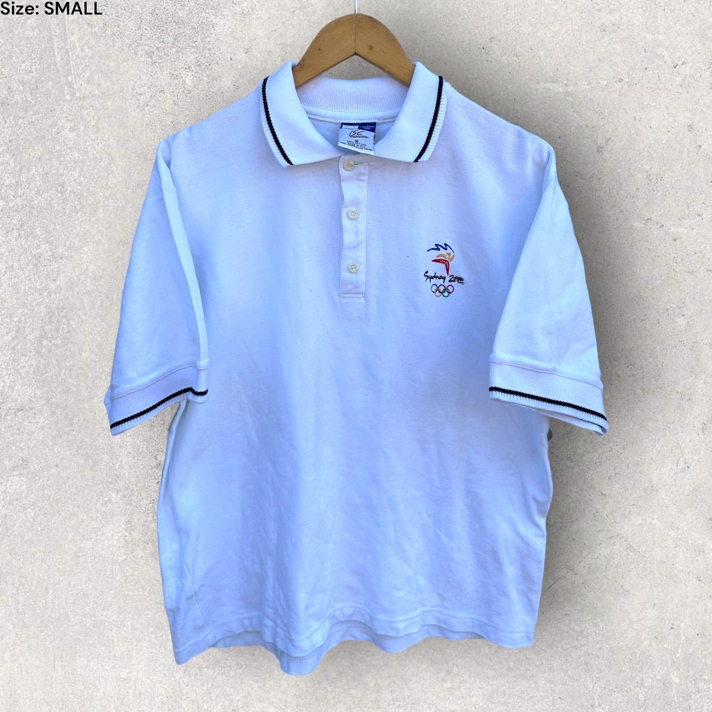 SYDNEY 2000 OLYMPIC GAMES WHITE POLO SHIRT