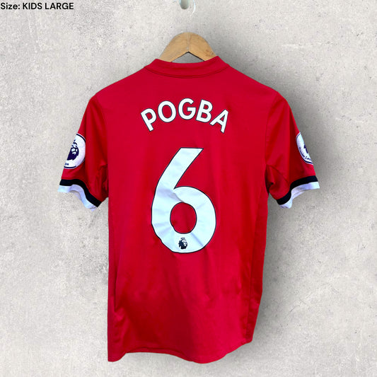 PAUL POGBA MANCHESTER UNITED 2017-2018 HOME JERSEY