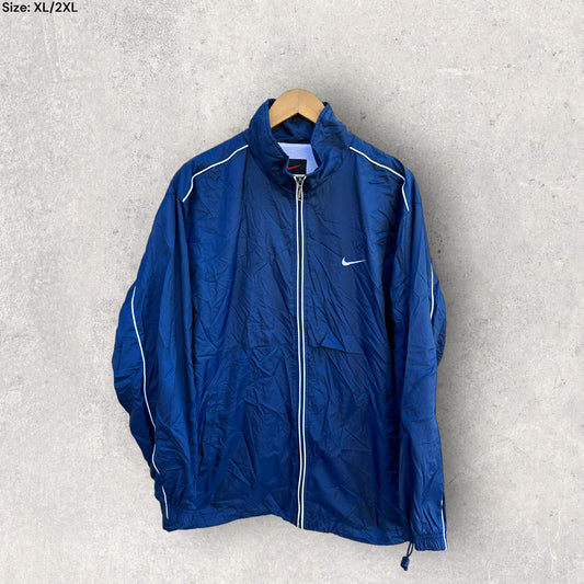 NIKE VINTAGE BLUE WINDBREAKER JACKET