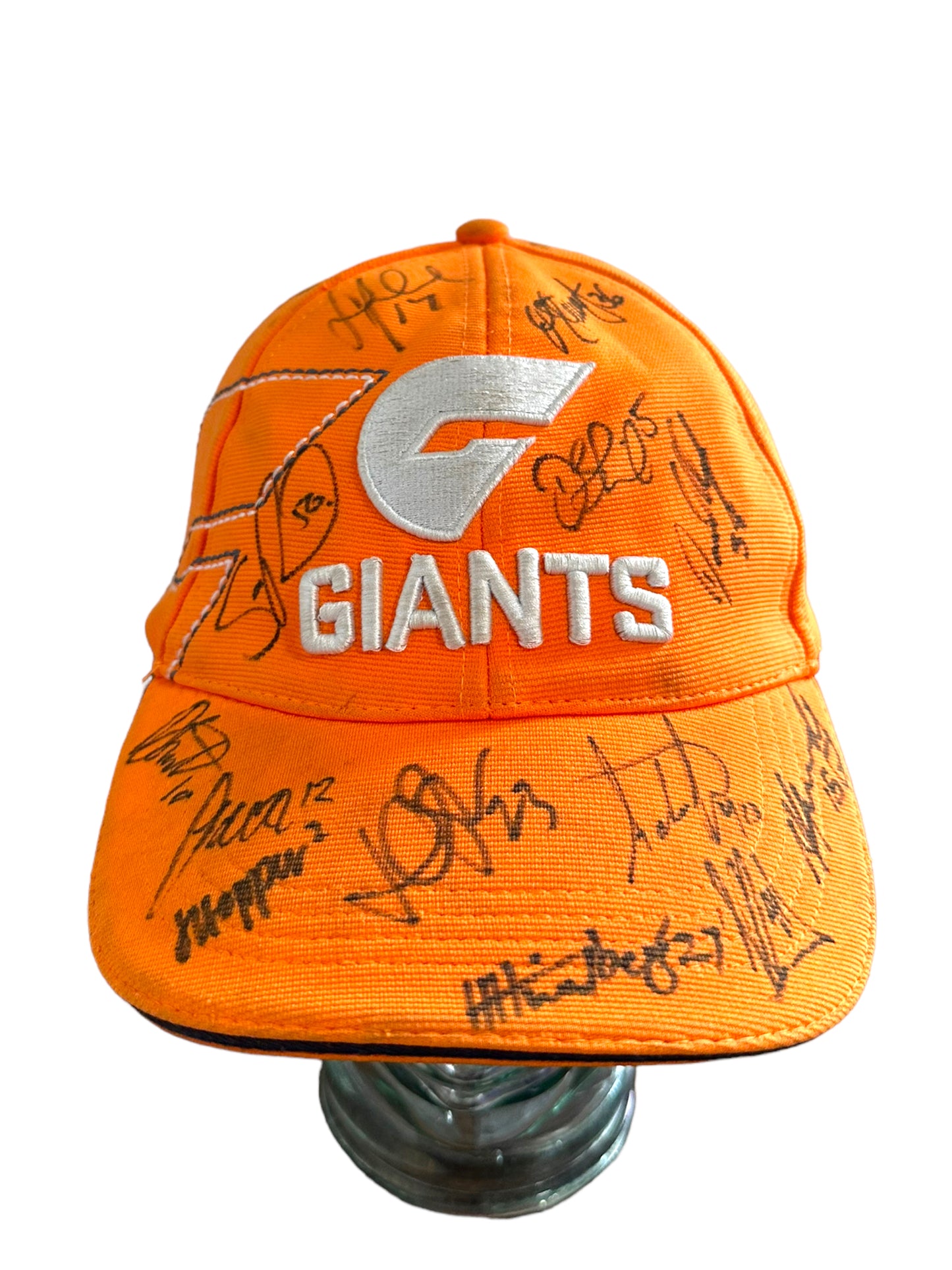 GWS GIANTS HAT SIGNED BY SQUAD