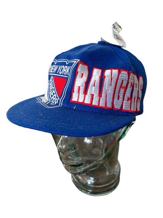 NEW YORK RANGERS VINTAGE SNAPBACK HAT WITH TAGS