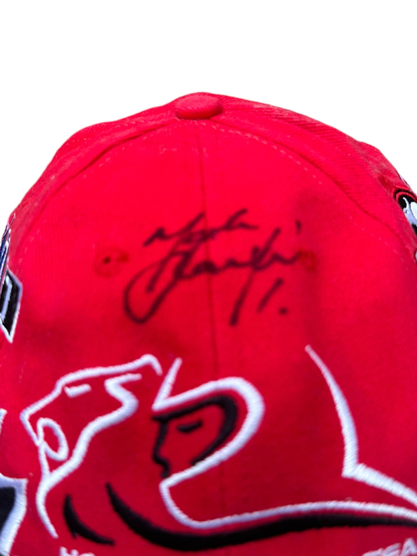 HOLDEN RACING TEAM HAT SIGNED MARK SCAFE