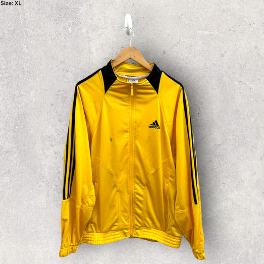 ADIDAS YELLOW TRACK JACKET