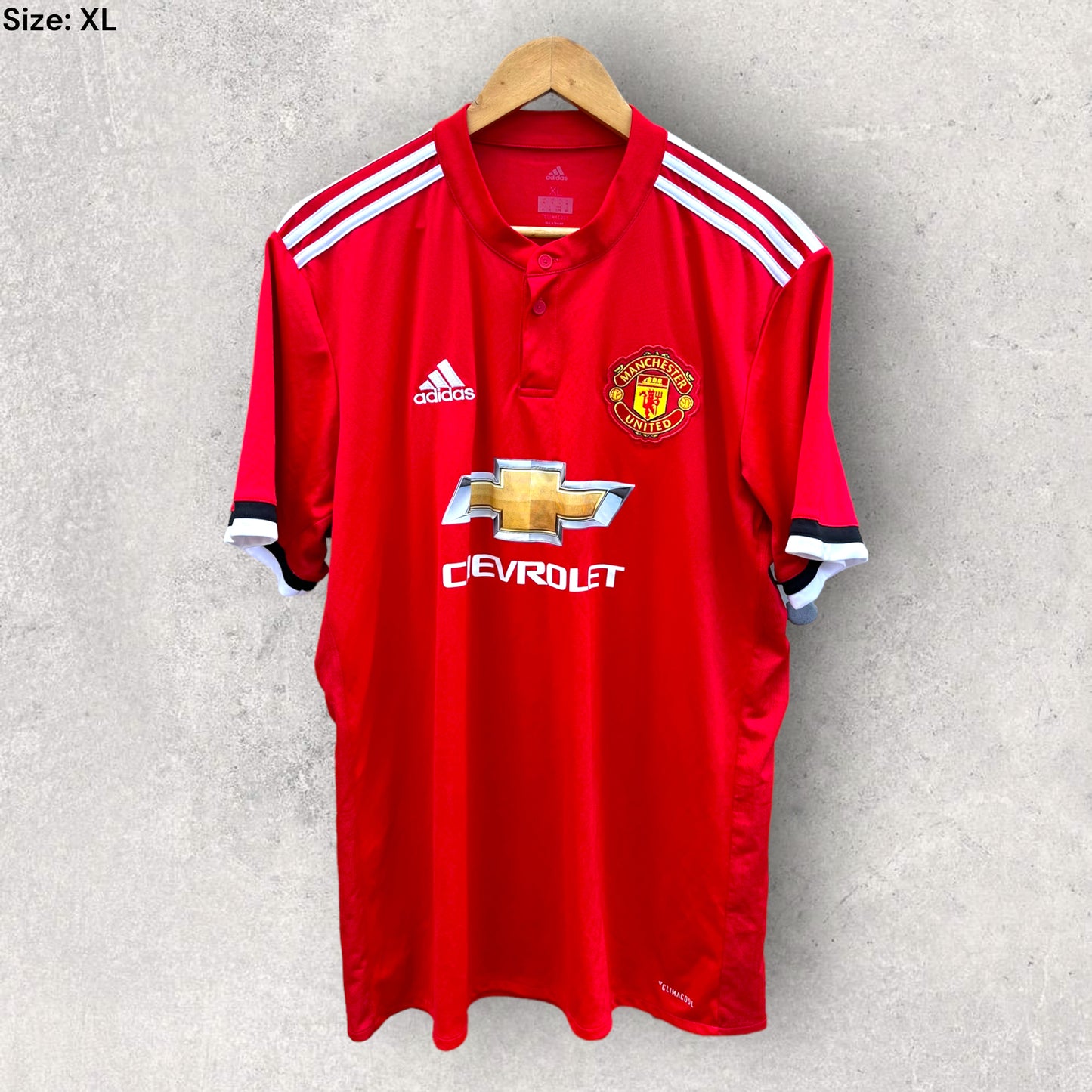 MANCHESTER UNITED 2017-2018 HOME JERSEY – THRILLOFTHETHRIFT
