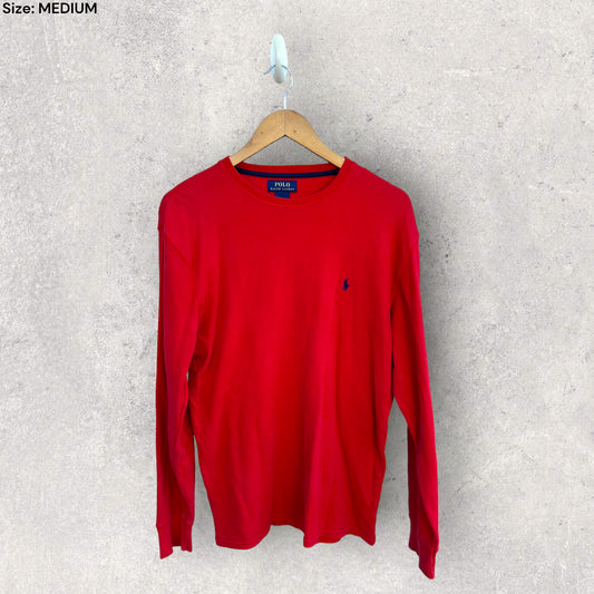 RALPH LAUREN LIGHT RED JUMPER