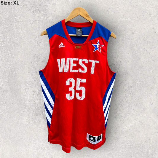 KEVIN DURANT WEST ALL STARS 2013 JERSEY