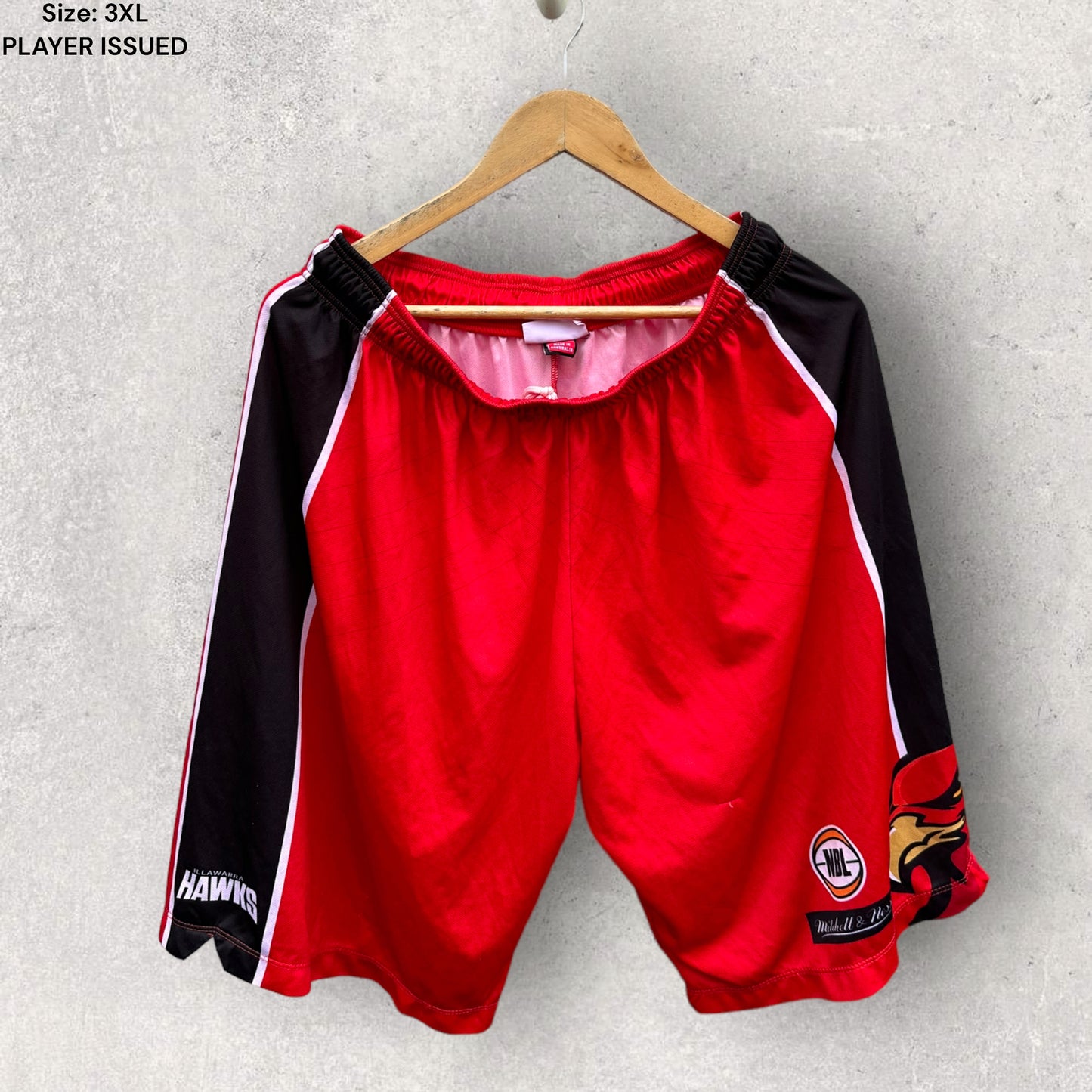 TIM COENRAAD WOLLONGONG HAWKS PLAYER WORN SHORTS