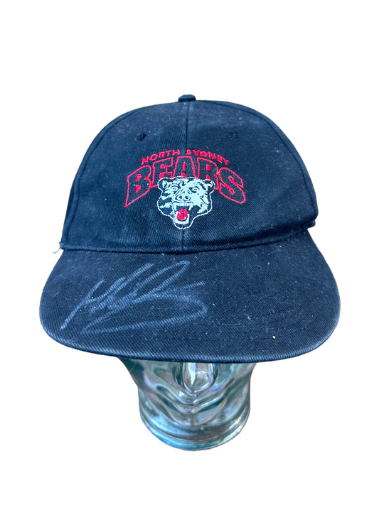 NORTH SYDNEY BEARS HAT SIGNED BY MARK O’MEALY