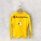 CHAMPION YELLOW CREW NECK JUMPER