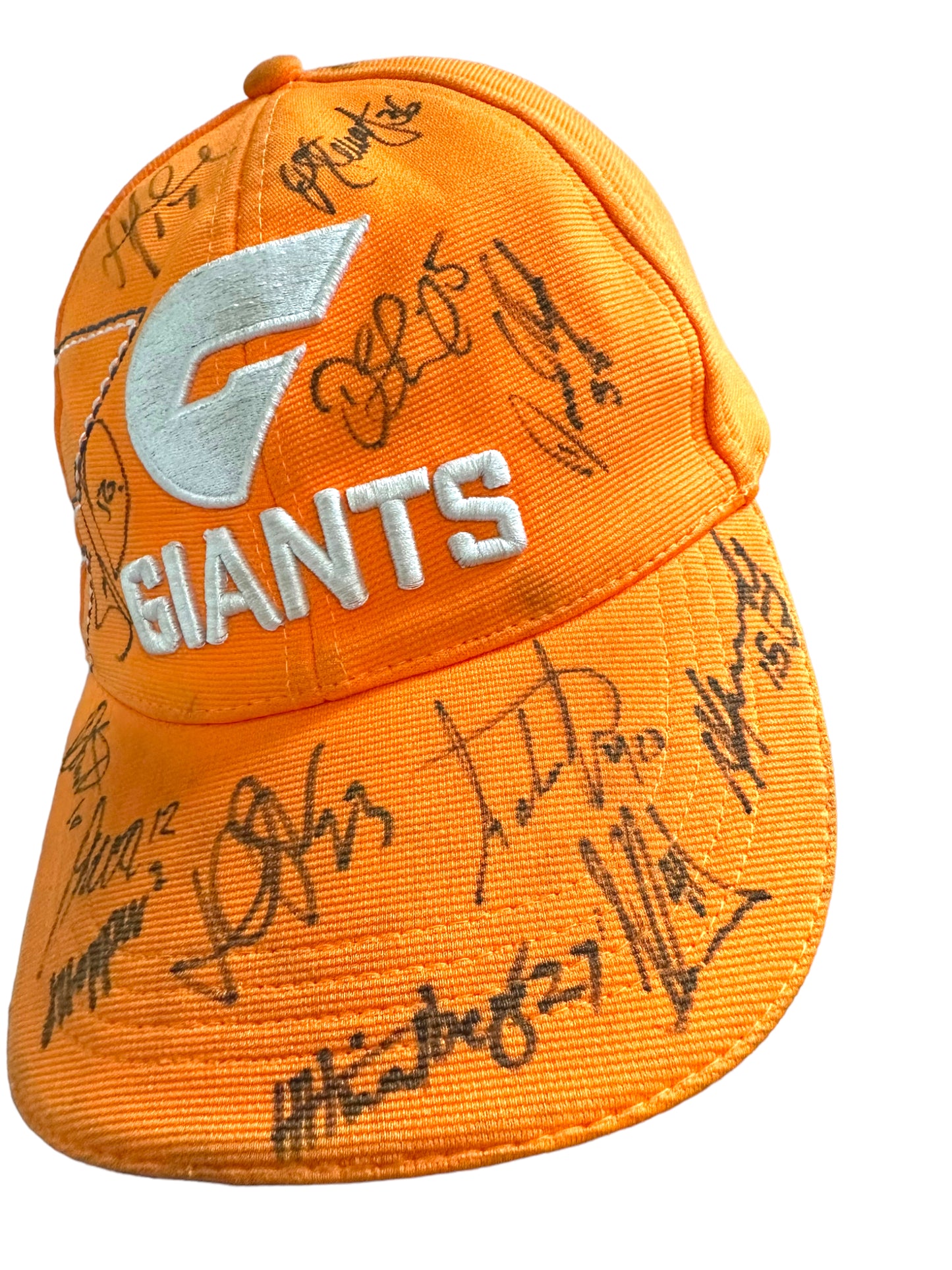 GWS GIANTS HAT SIGNED BY SQUAD