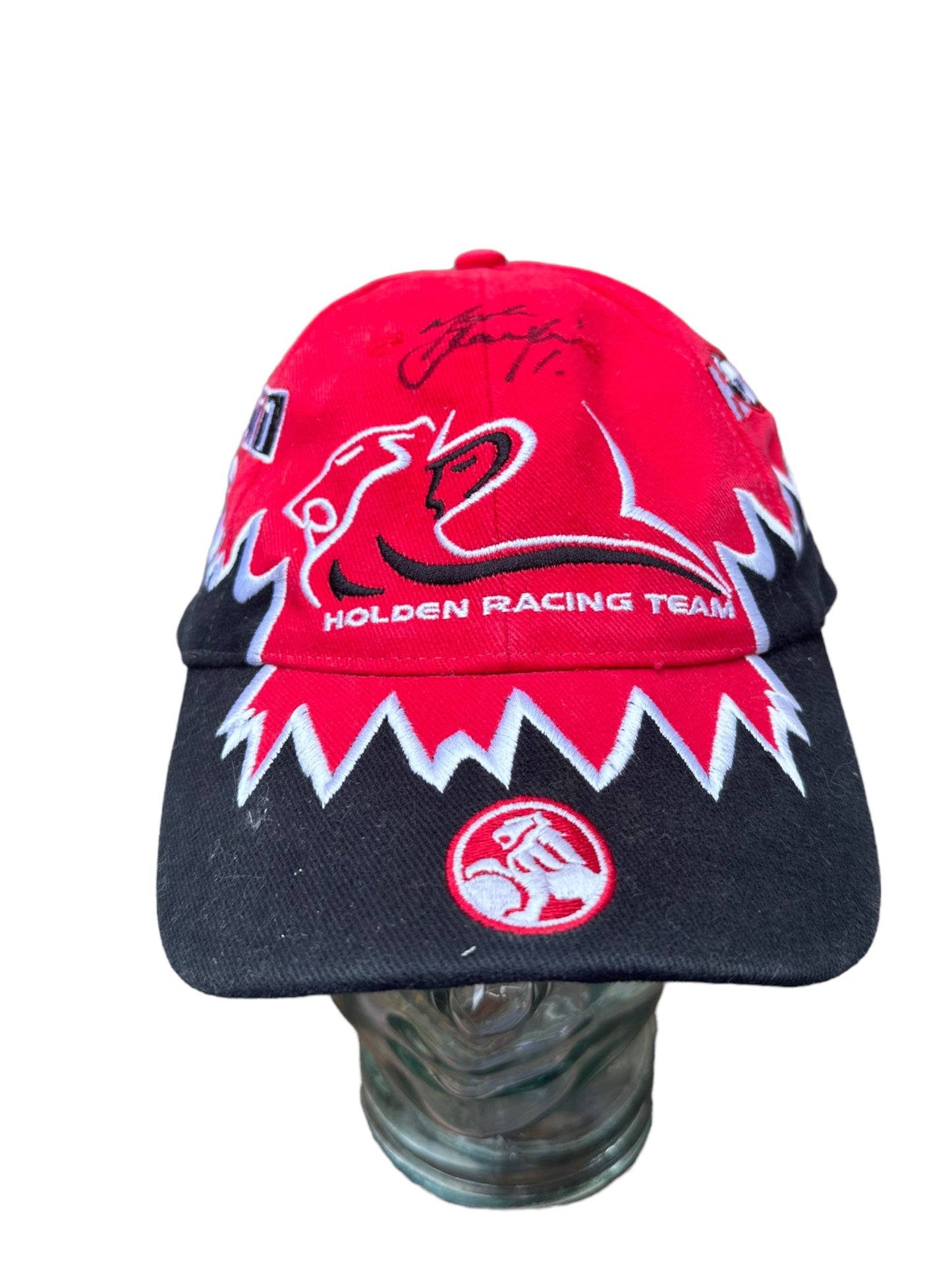 HOLDEN RACING TEAM HAT SIGNED MARK SCAFE