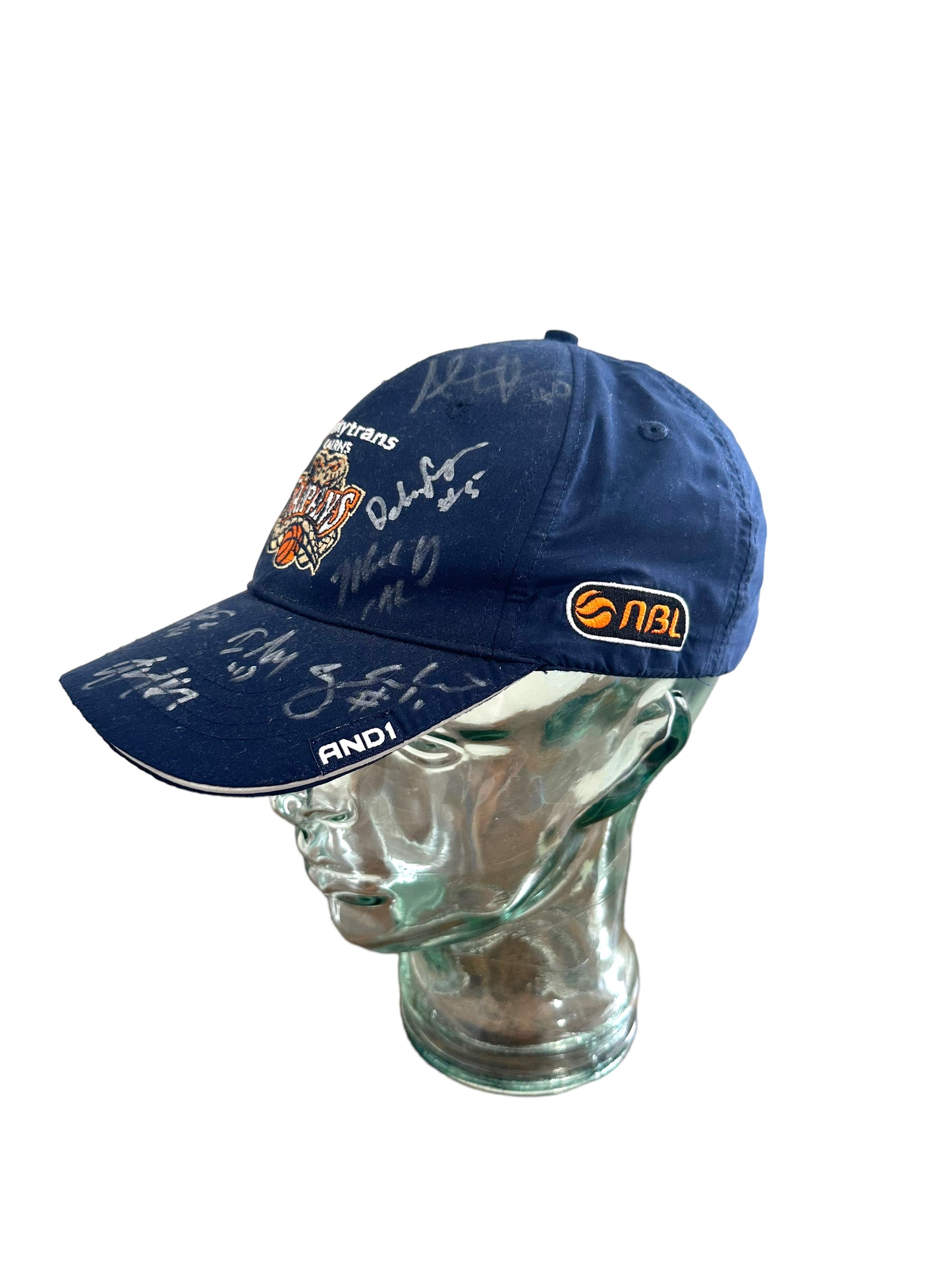 CAIRNS TAIPANS NBL HAT SIGNED BY SQUAD