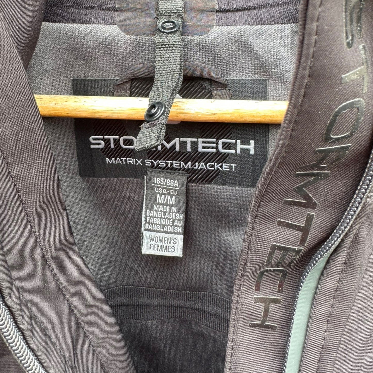 STORM TECH ADCO BLACK SHELL JACKET