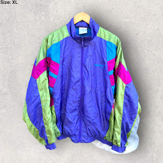 ADIDAS 1980s VINTAGE TRACK JACKET