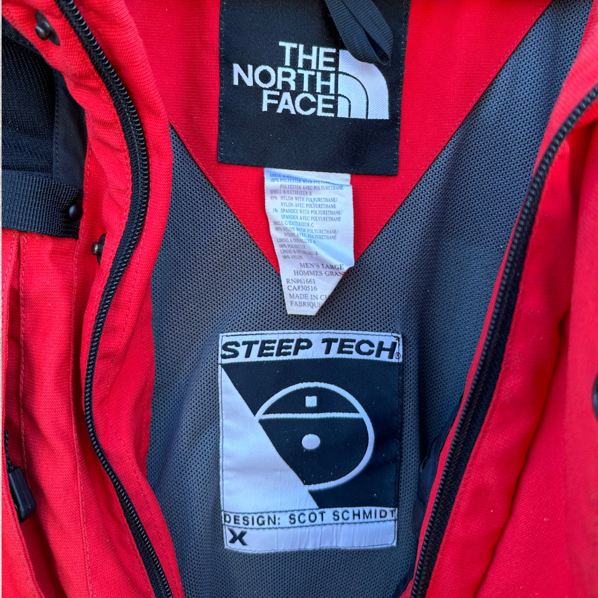 North face steep top tech scot schmidt jacket