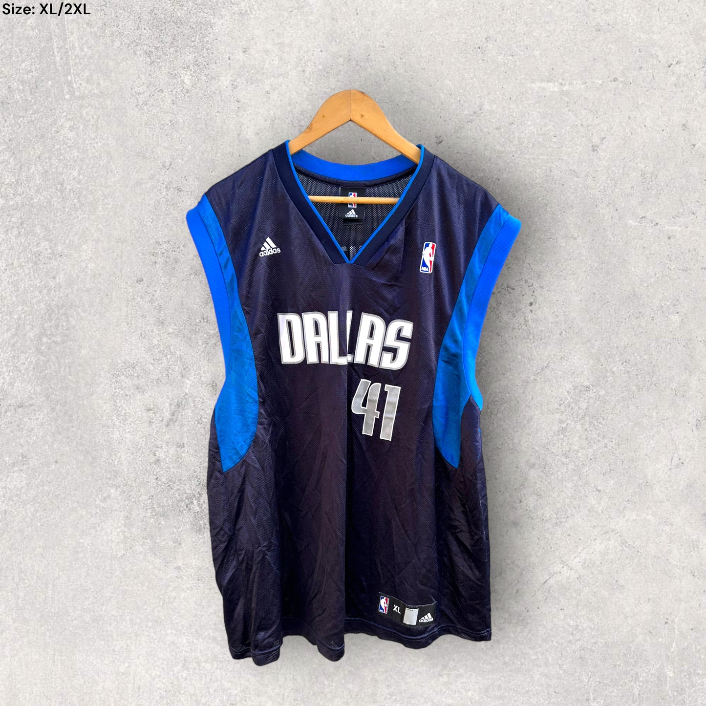 DIRK NOWITZKI DALLAS MAVERICKS ADIDAS JERSEY