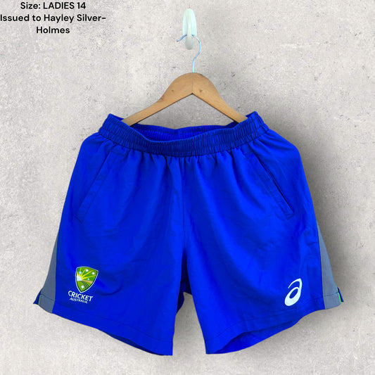 HAYLEY SILVER-HOLMES CRICKET AUSTRALIA PLAYER WORN TRAINING SHORTS