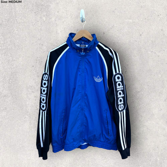 ADIDAS VINTAGE BLUE TRACK JACKET