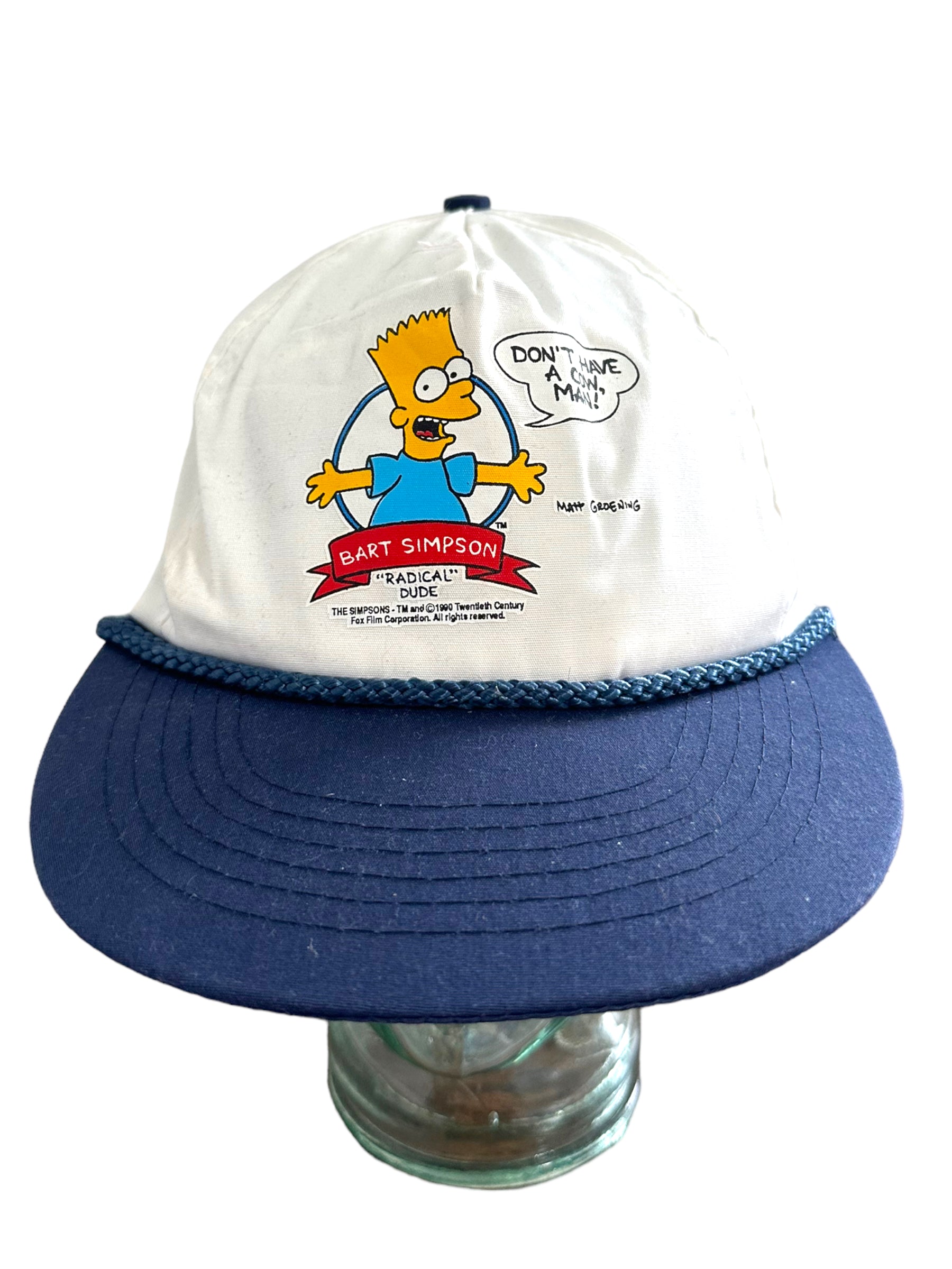 BART SIMPSON 1990 SIMPSONS VINTAGE HAT