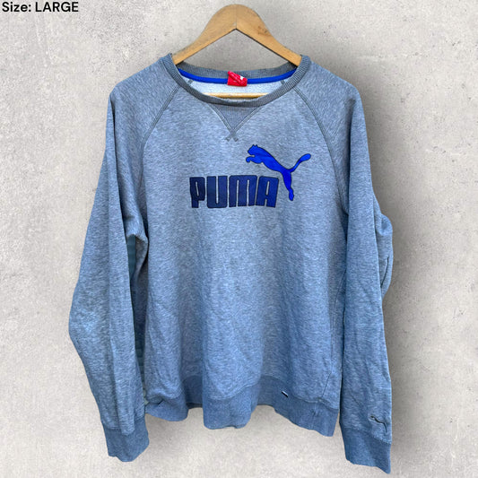 PUMA GREY PULLOVER JUMPER