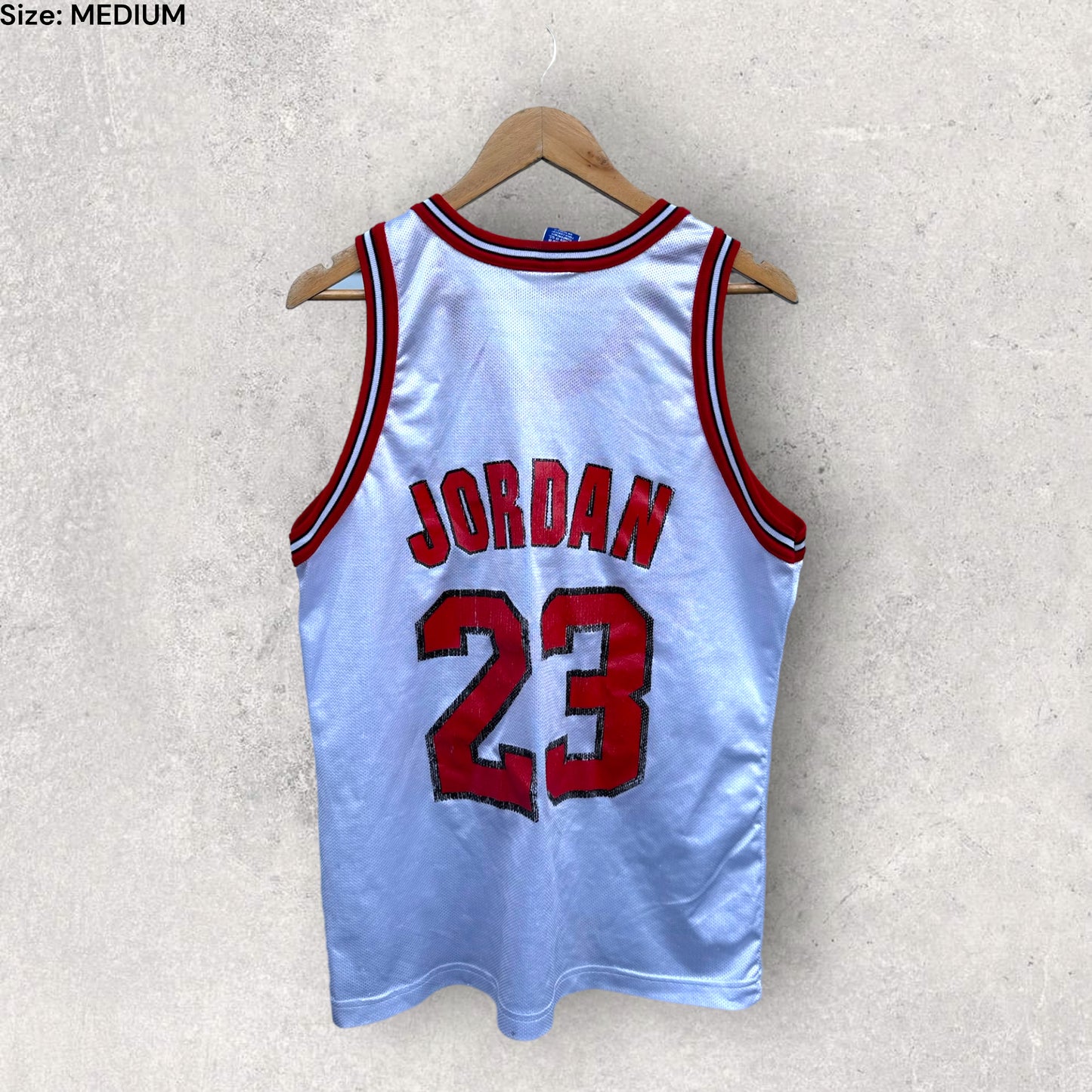 MICHAEL JORDAN CHICAGO BULLS VINTAGE CHAMPION JERSEY