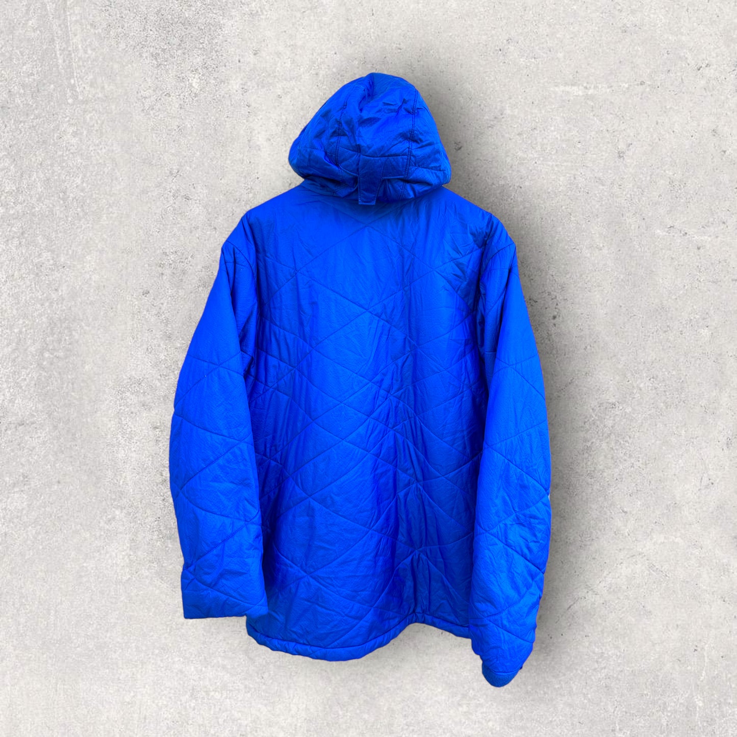 COLUMBIA BLUE HOODED PUFFER JACKET