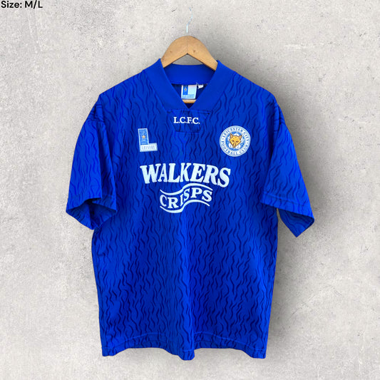 LEICESTER CITY 1992-1993 HOME JERSEY