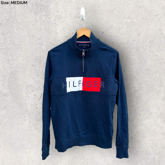 TOMMY HILFIGER HALF ZIP JUMPER