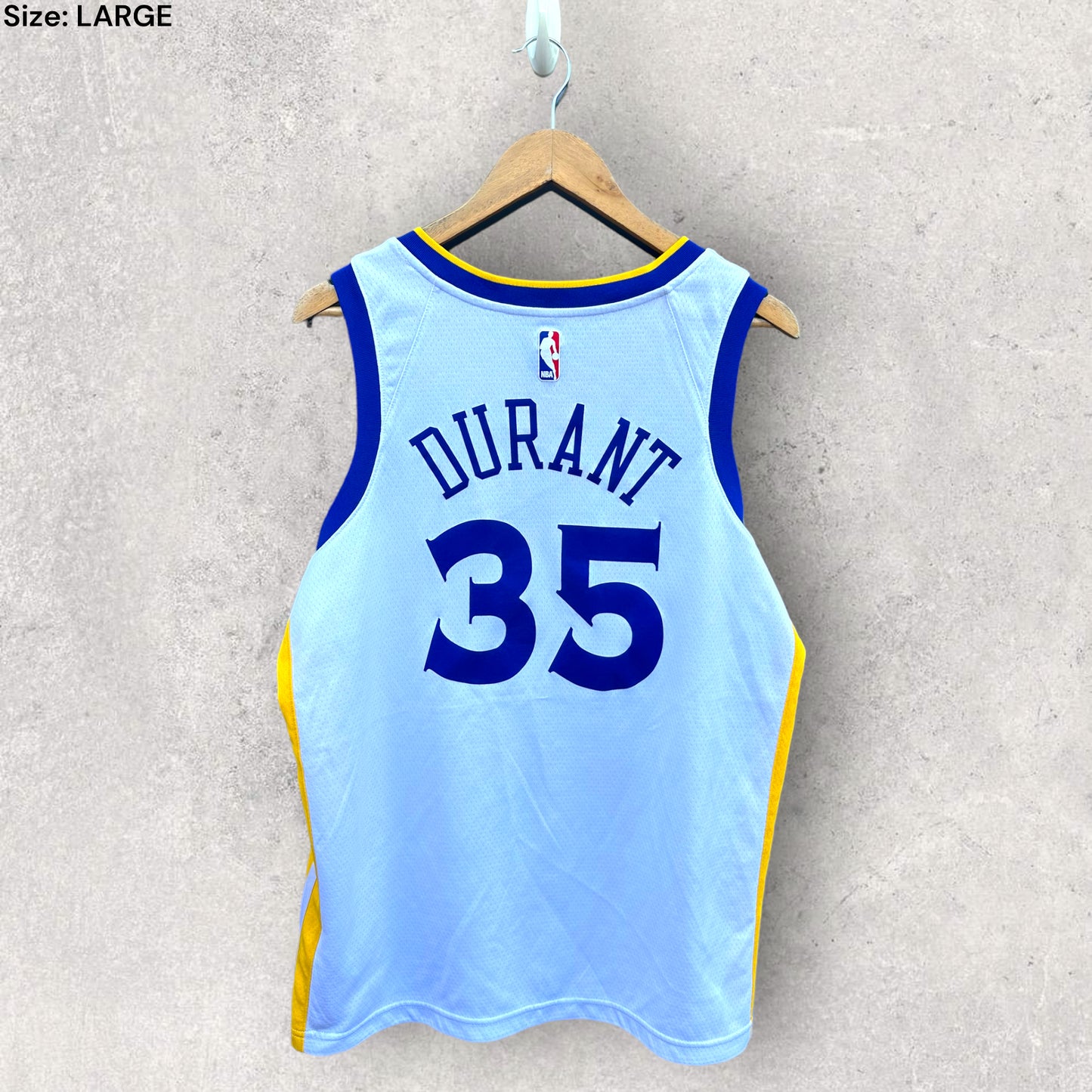 KEVIN DURANT GOLDEN STATE WARRIORS JERSEY