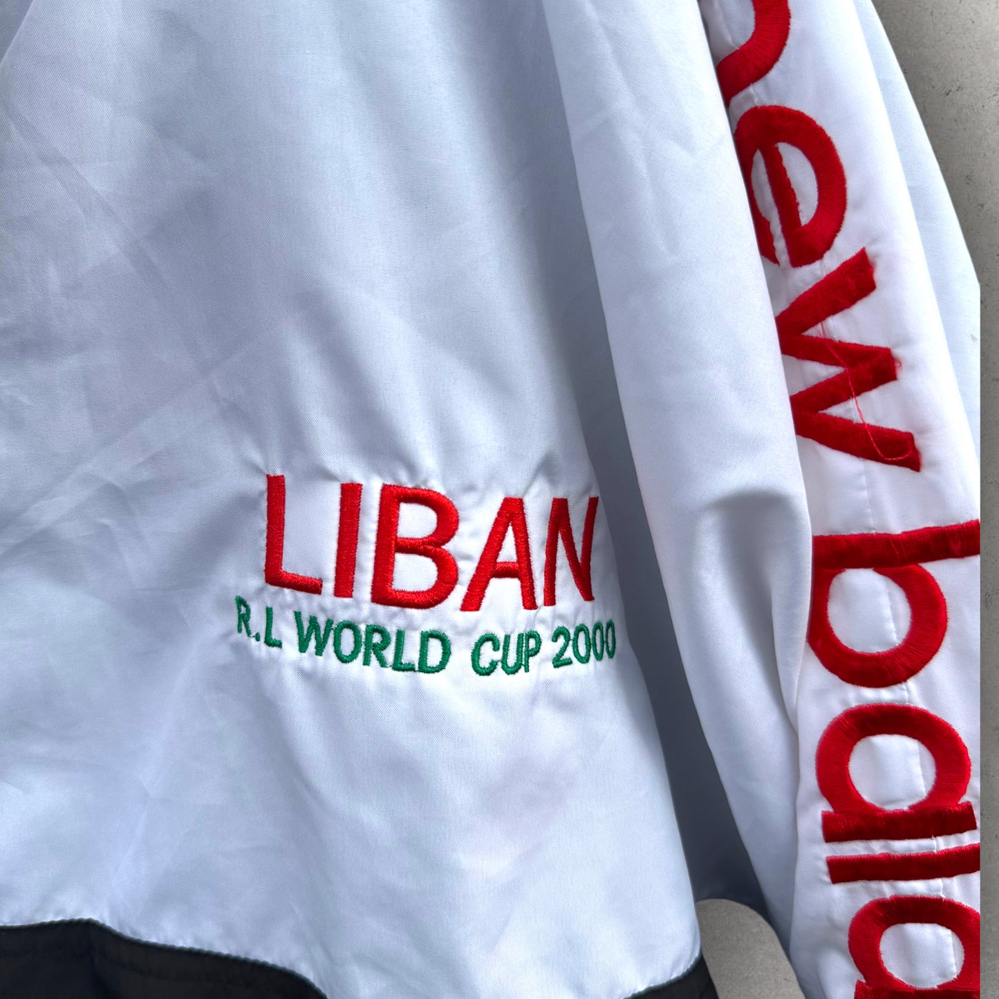 LIBAN 2000 RUGBY LEAGUE WORLD CUP NEW BALANCE JACKET