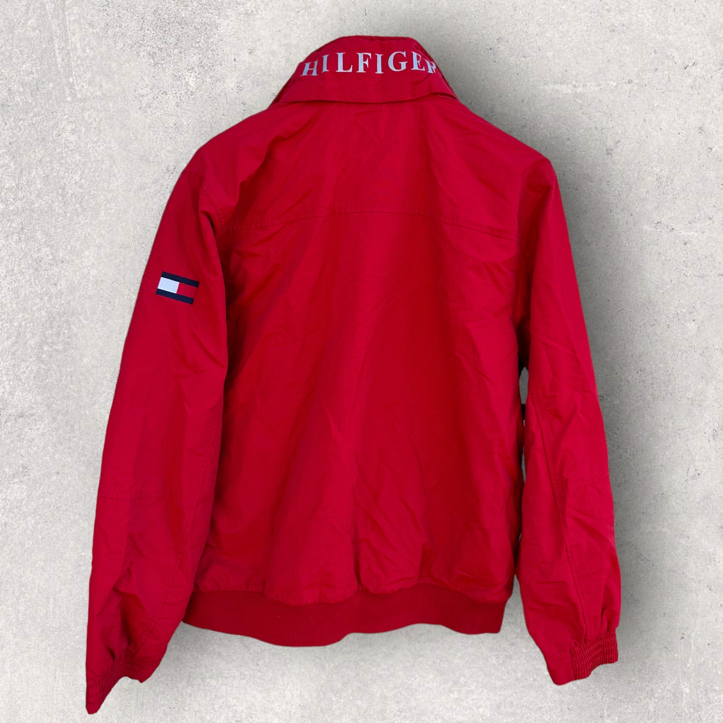 TOMMY HILFIGER RED SOFT SHELL JACKET