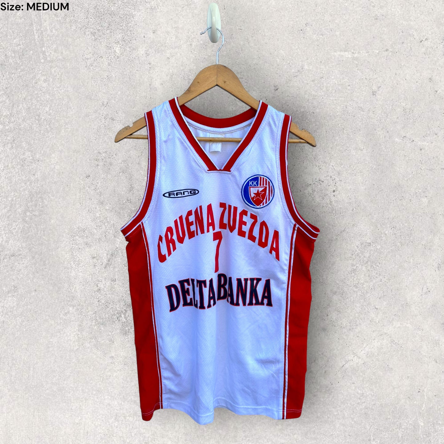 VLADIMIR RADMANOVIC CRVENA ZVEZDA BASKETBALL JERSEY RARE