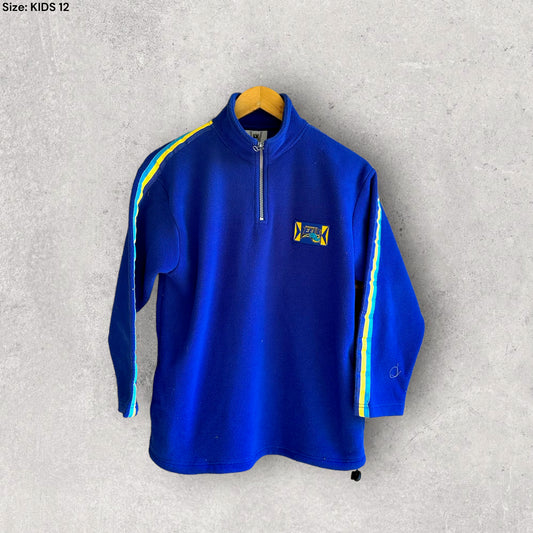 PARRAMATTA EELS KIDS 1/4 ZIP FLEECE