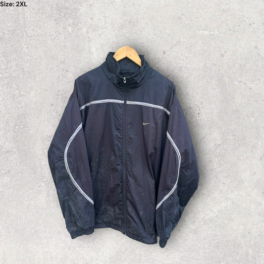 NIKE VINTAGE FULL ZIP BLACK JACKET