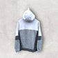 NIKE WHITE/GREY HOODIE