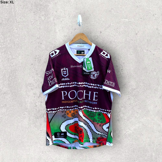 MANLY WARRINGAH SEA EAGLES 2022 INDIGENOUS JERSEY BRAND NEW