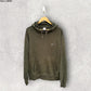 NIKE GREEN HOODED JUMPER