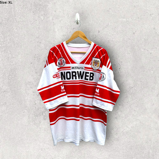 1989 WIGAN WARIORS VINTAGE JERSEY