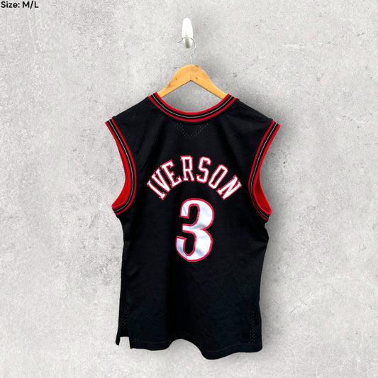 ALLEN IVERSON PHILLY 76ERS HARDWOOD CLASSIC JERSEY