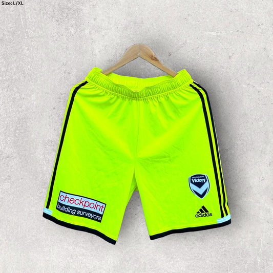 MELBOURNE VICTORY PLAYER ISSUED TRAINING SHORTS