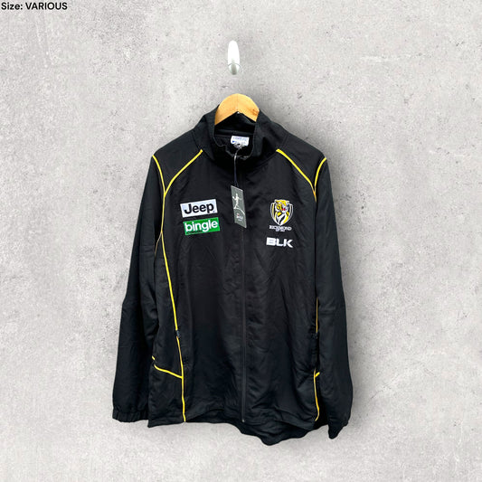 RICHMOND TIGERS BLK TRACK JACKET BRAND NEW WITH TAGS
