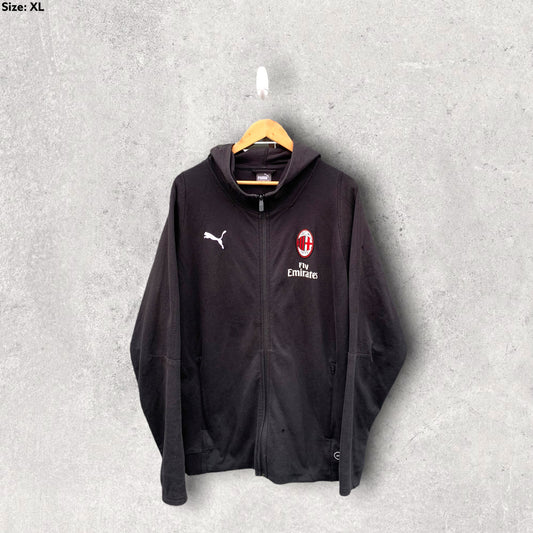 AC MILAN HOODED PUMA JUMPER