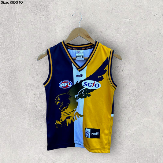 WEST COAST EAGLES KIDS JERSEY