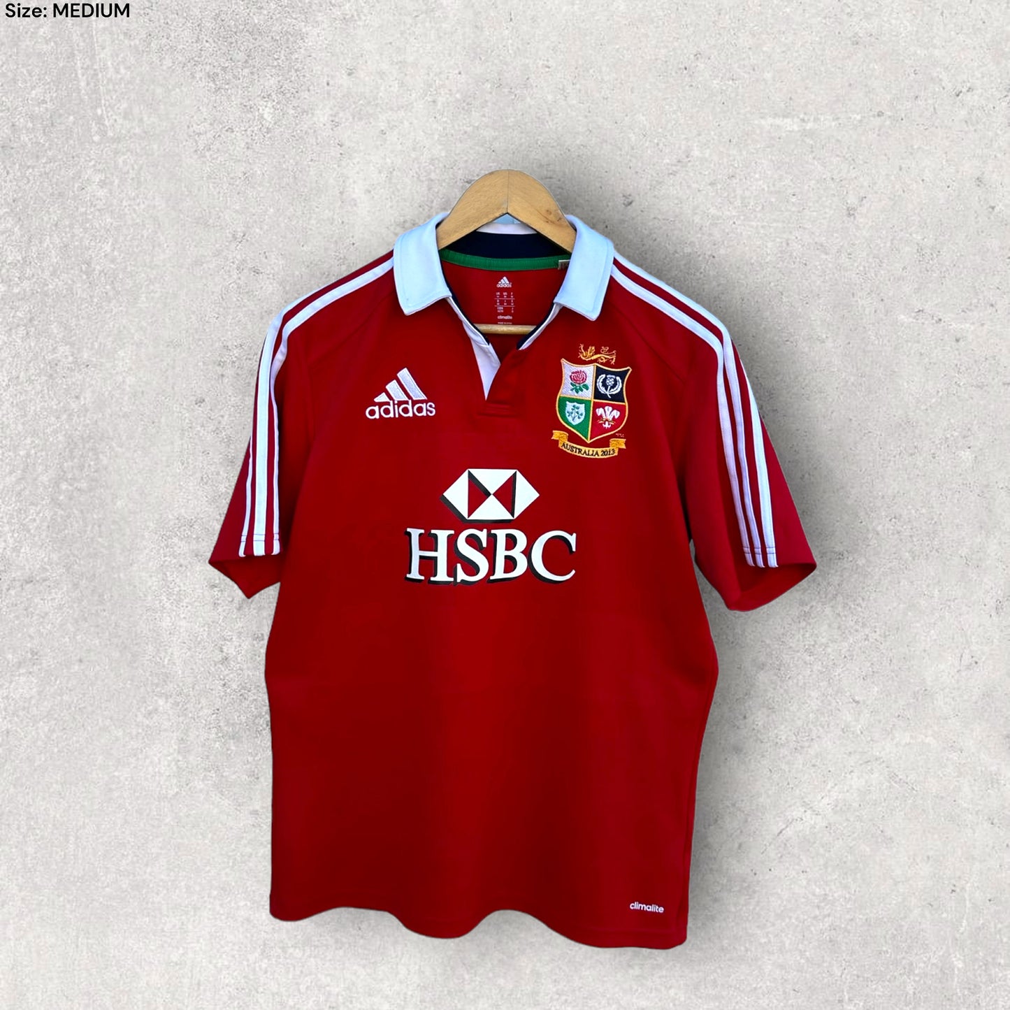 BRITISH AND IRISH LIONS 2013 TOUR OF AUSTRALIA JERSEY