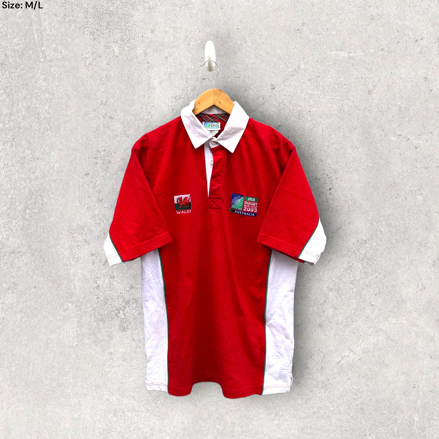 WALES 2003 RWC COTTON JERSEY