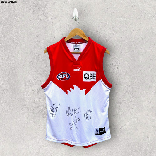 SYDNEY SWANS SIGNED JERSEY