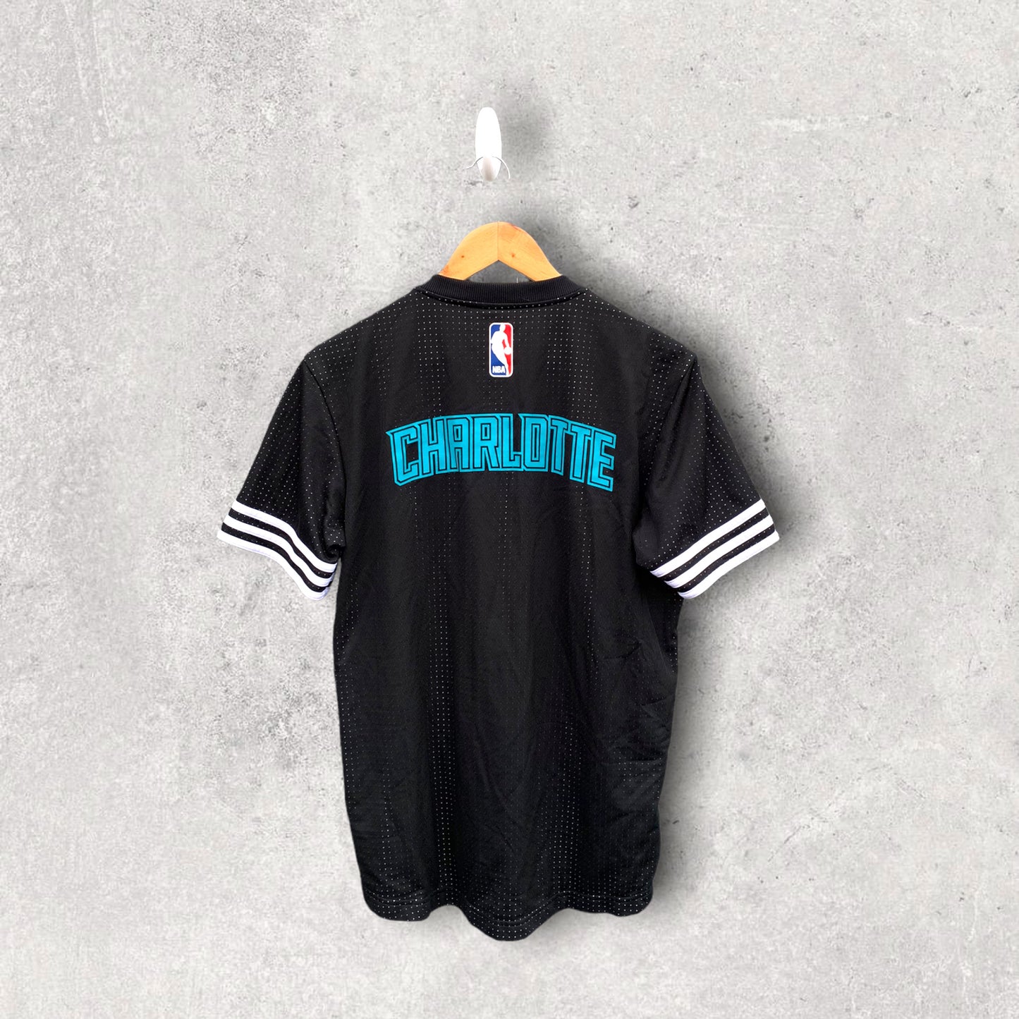 CHARLOTTE HORNETS ADIDAS WARM UP TOP