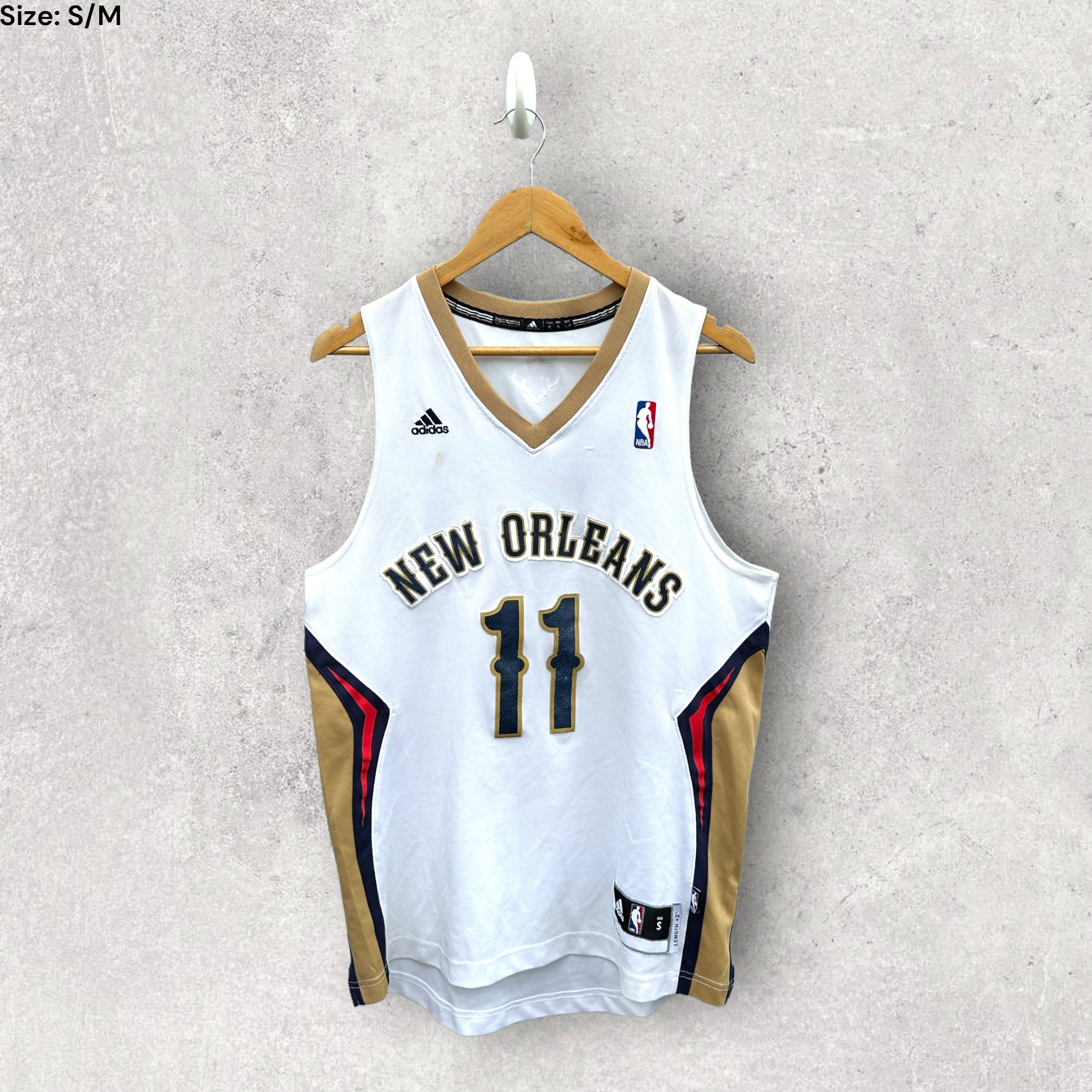 New Orleans Pelicans white jersey